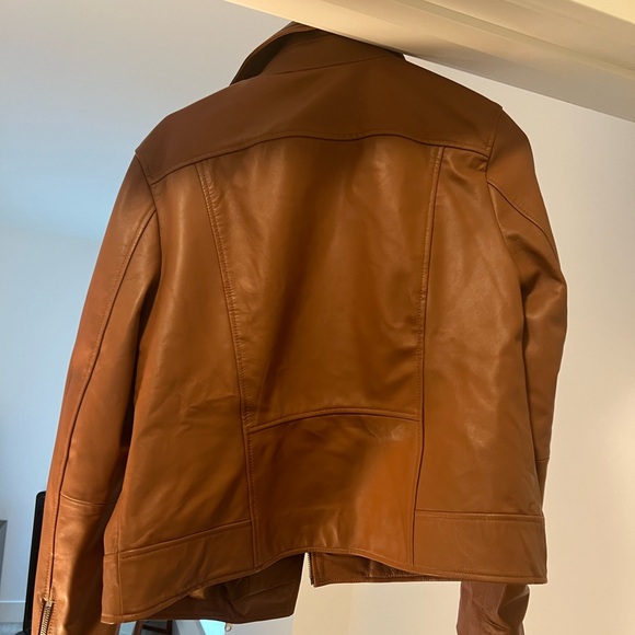 Sam Edelman new leather jacket. No tags, has never been worn-Perfect condition - Picture 2 of 4